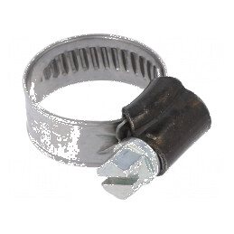 Colier de strângere cu şurub W: 9mm, Crimpare: 13÷20mm, Oţel ST | Electronic-mag.ro | Componente Electronice