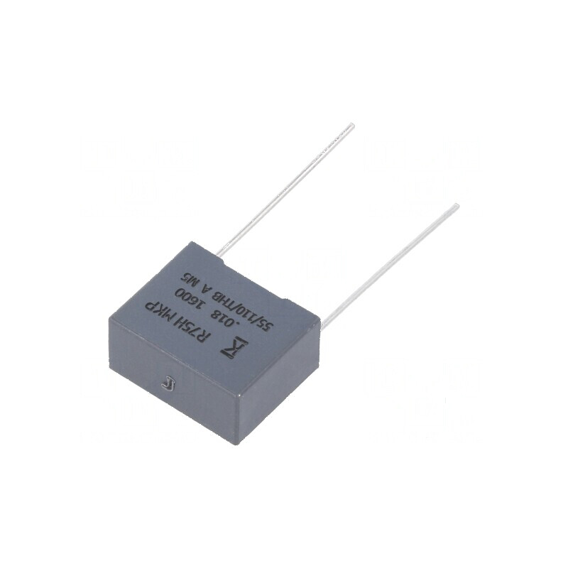 Condensator polipropilenă R75 18nF, dimensiuni 18x8,5x14,5mm, THT, toleranță ±5% | Electronic-mag.ro | Componente Electronice