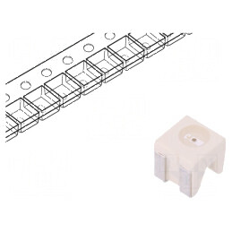 Emiţător IR 4040 Transparent 860nm 10mW 60° SMD 70mA 1,6÷2V - Dispozitiv de Emitere Infraroșu | Electronic-mag.ro | Componente Electronice