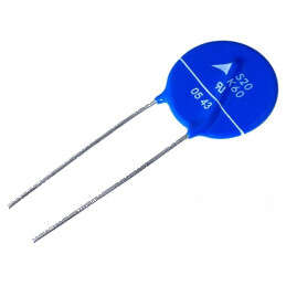 Varistor Oxid de Metal THT 60VAC 85VDC 100V 6500A - Interval Temperatura -40÷105°C | Electronic-mag.ro | Componente Electronice