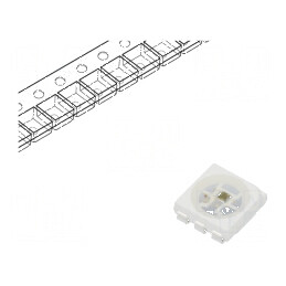 Banda LED SMD 5050 RGB Programabilă 5x5x1,5mm 120° 5V 5mA - Flexibilă și Versatilă | Electronic-mag.ro | Componente Electronice