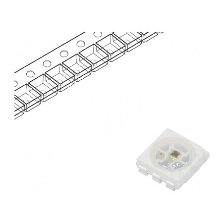 Banda LED SMD 5050 RGB Programabilă 5x5x1,5mm 120° 5V 5mA - Flexibilă și Versatilă | Electronic-mag.ro | Componente Electronice