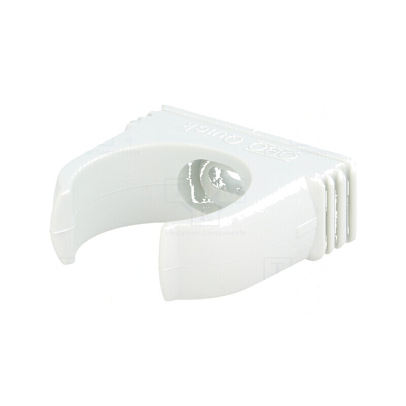 Suport de Fixare din Polipropilenă Gri Deschis, Dimensiuni 46,3mm x 42mm | Electronic-mag.ro | Componente Electronice
