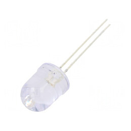 LED 10mm Portocalie cu Clipire, 12000-14400 mcd, Unghi 30°, 20mA, Tensiune 3-5V | Electronic-mag.ro | Componente Electronice