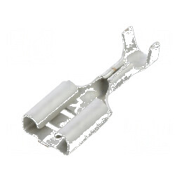 Terminal plat 6,3mm 0,8mm mamă pentru cablu 0,5-1,65mm² - Crimpat | Electronic-mag.ro | Componente Electronice