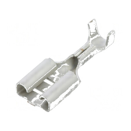 Terminal plat 6,3mm 0,8mm mamă pentru cablu 0,5-1,65mm² - Crimpat | Electronic-mag.ro | Componente Electronice
