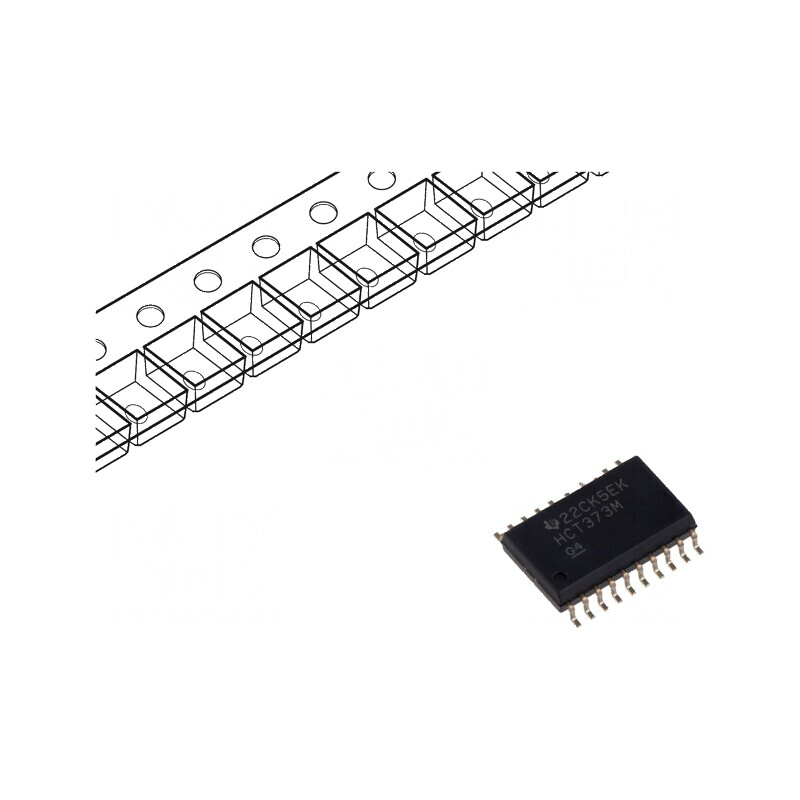 Clichet digital transparent IC D Ch: 8, 4,5÷5,5VDC SMD SOIC20 pentru aplicații electronice | Electronic-mag.ro | Componente Electronice Clichet digital transparent IC D Ch: 8, 4,5÷5,5VDC SMD SOIC20 pentru aplicații electronice | Electronic-mag.ro | Componente Electronice
