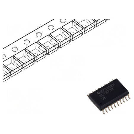 Clichet digital transparent IC D Ch: 8, 4,5÷5,5VDC SMD SOIC20 pentru aplicații electronice | Electronic-mag.ro | Componente Electronice
