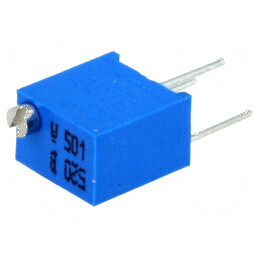 Potenţiometru multitură 500Ω 250mW ±10% linear pentru montare profesională | Electronic-mag.ro | Componente Electronice