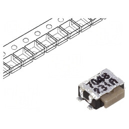 Microîntrerupător TACT SPST-NO 0,05A/32VDC Pozitie 2 Fără 3N | Electronic-mag.ro | Componente Electronice