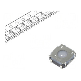 Microîntrerupător TACT SPST-NO Poz: 2 0,05A/32VDC SMT - Comutator Compact pentru Circuit Electric | Electronic-mag.ro | Componente Electronice