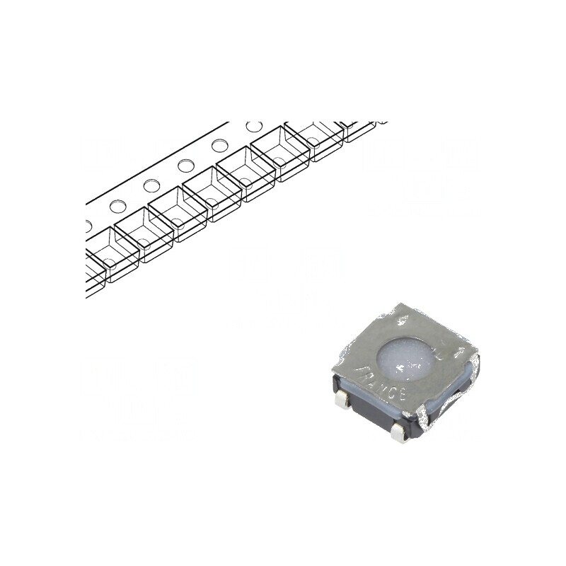 Microîntrerupător TACT SPST-NO Poz: 2 0,05A/32VDC SMT - Comutator Compact pentru Circuit Electric | Electronic-mag.ro | Componente Electronice Microîntrerupător TACT SPST-NO Poz: 2 0,05A/32VDC SMT - Comutator Compact pentru Circuit Electric | Electronic-mag.ro | Componente Electronice