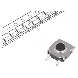 Microîntrerupător TACT SPST-NO 0,05A/32VDC SMT - Pozitie 2, Fara 2N | Electronic-mag.ro | Componente Electronice