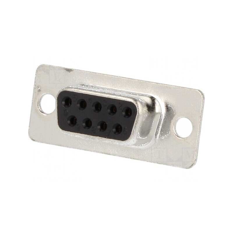 Conector D-Sub 9 pini mamă pe cablu - Mufă cu lipire, pini ştanţaţi | Electronic-mag.ro | Componente Electronice Conector D-Sub 9 pini mamă pe cablu - Mufă cu lipire, pini ştanţaţi | Electronic-mag.ro | Componente Electronice