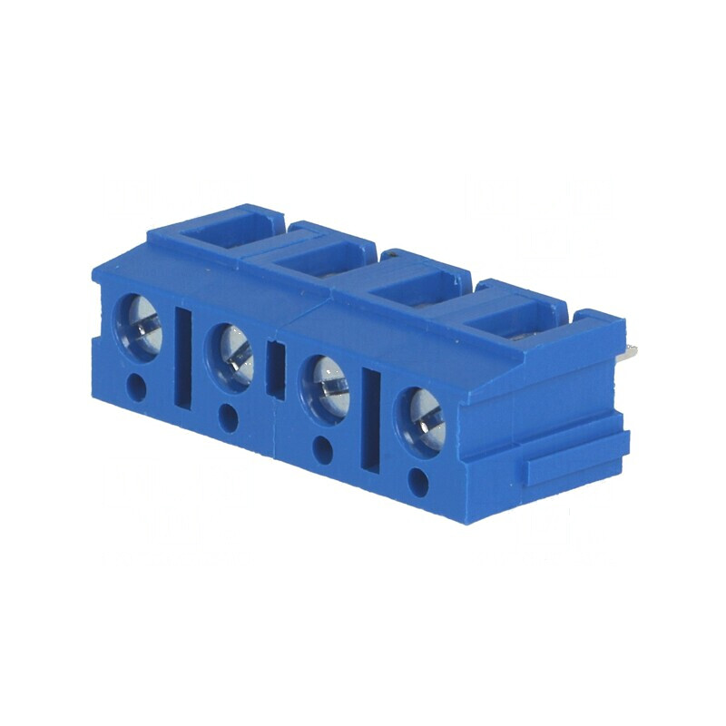 Regletă de conexiuni pentru PCB 90°, 4 piste, 7,5mm, 20A | Electronic-mag.ro | Componente Electronice Regletă de conexiuni pentru PCB 90°, 4 piste, 7,5mm, 20A | Electronic-mag.ro | Componente Electronice