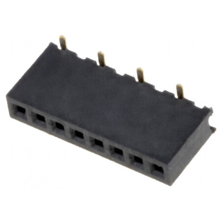 Conector şiruri pini soclu mamă 8 pini 1,27mm SMT 1x8 | Electronic-mag.ro | Componente Electronice