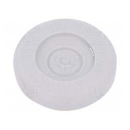 Manșon Øorificiu Montare 32mm din Elastomer Termoplastic TPE Gri, Protecție IP67 | Electronic-mag.ro | Componente Electronice