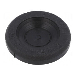 Manșon Øorificiu Montare 40mm Elastomer Termoplastic TPE Negru | Electronic-mag.ro | Componente Electronice