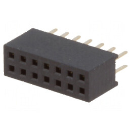 Conector şiruri pini soclu mamă 14 PIN 1,27mm THT 2x7 - Componentă electronică de înaltă calitate | Electronic-mag.ro | Componente Electronice