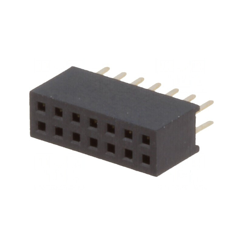 Conector şiruri pini soclu mamă 14 PIN 1,27mm THT 2x7 - Componentă electronică de înaltă calitate | Electronic-mag.ro | Componente Electronice Conector şiruri pini soclu mamă 14 PIN 1,27mm THT 2x7 - Componentă electronică de înaltă calitate | Electronic-mag.ro | Componente Electronice