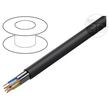 Cablu F/UTP 5e Exterior 100m 4x2x26AWG CCA PE Negru | Electronic-mag.ro | Componente Electronice