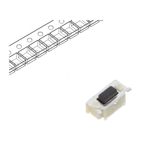 Microîntrerupător TACT SPST Poz: 2 0,05A/12VDC - Comutator Compact pentru Circuit Electric | Electronic-mag.ro | Componente Electronice