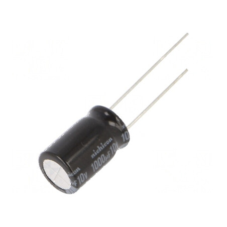 Condensator Electrolitic Low ESR THT 1000uF 10VDC Ø10x16mm pentru Circuit Electronic | Electronic-mag.ro | Componente Electronice