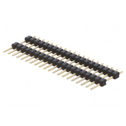 Conector șiruri pini tată 20 pini cu 2 nivele drept - Componente electronice de conectare | Electronic-mag.ro | Componente Electronice