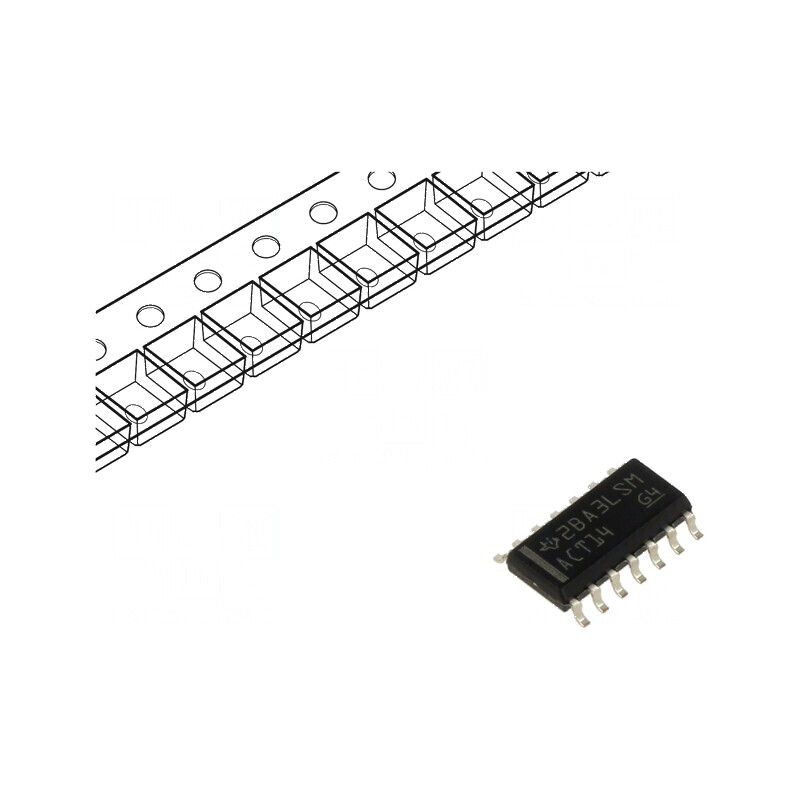 IC Digital Schmitt Trigger NOT - 6 SMD SO14 | Electronic-mag.ro | Componente Electronice IC Digital Schmitt Trigger NOT - 6 SMD SO14 | Electronic-mag.ro | Componente Electronice