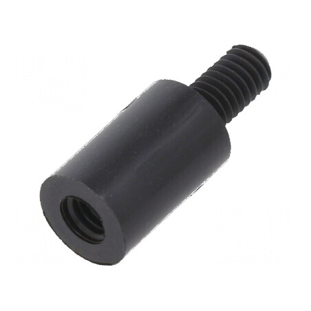 Piuliță Distanțieră Filetată Cilindrică din Poliamidă M4, 12mm | Electronic-mag.ro | Componente Electronice