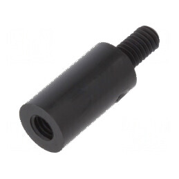 Piuliță Distanțieră Filetată Cilindrică din Poliamidă M4, 15mm | Electronic-mag.ro | Componente Electronice