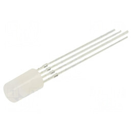 LED 5mm RGB cu intensitate 750-2180mcd și unghi de 120°, 102mW | Electronic-mag.ro | Componente Electronice