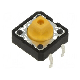 Microîntrerupător TACT SPST-NO Poz: 2 0,05A/12VDC THT Fără Contacte  | Electronic-mag.ro | Componente Electronice