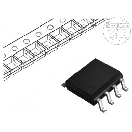 Memorie EEPROM 2kb I2C 256x8bit 2-wire, 1,7-5,5V - Componentă electronică de stocare | Electronic-mag.ro | Componente Electronice
