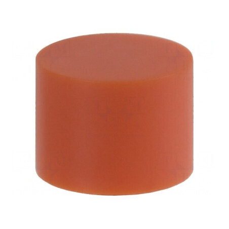 Tastă cu împingere rotundă portocalie Ø9,5mm, 7mm, temperatură de funcționare 25÷70°C | Electronic-mag.ro | Componente Electronice