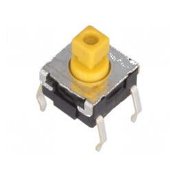 Microîntrerupător TACT SPST-NO 0,05A/24VDC THT - Pozitie 2, Fara Contacte | Electronic-mag.ro | Componente Electronice
