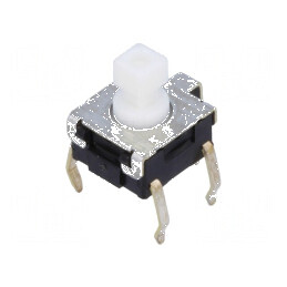 Microîntrerupător TACT SPST-NO 0,05A/24VDC THT - Pozitie 2, Fără Contacte | Electronic-mag.ro | Componente Electronice