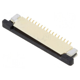 Conector FFC/FPC ZIF SMT 16 PIN F52R cu contacte inferioare, 50V | Electronic-mag.ro | Componente Electronice