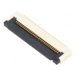 Conector FFC/FPC Orizontal 30 PIN ZIF SMT, 50V, 0,4A, Temperatură Operare -25÷85°C | Electronic-mag.ro | Componente Electronice