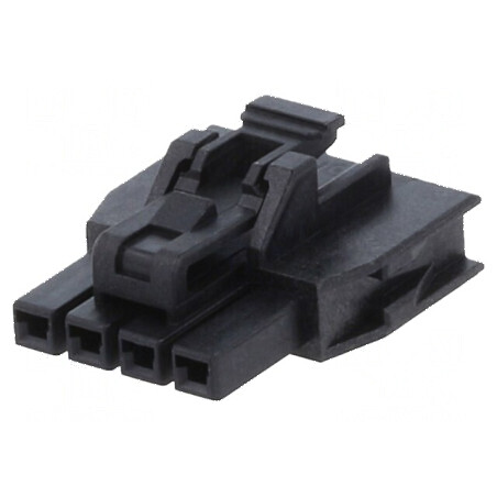 Conector Nano-Fit PIN 4 pentru cablu-placă, temperaturi -40 până la 105°C, UL94V-0, mufă profesională | Electronic-mag.ro | Componente Electronice