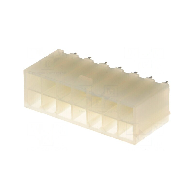 Conector cablu-placă soclu tată N42G 4,2mm PIN 14 THT 600V - Componentă electronică de înaltă calitate | Electronic-mag.ro | Componente Electronice