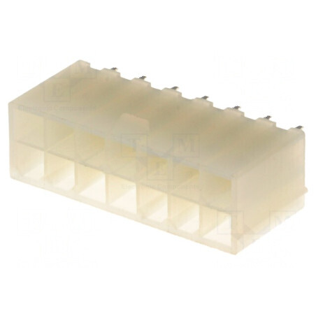 Conector cablu-placă soclu tată N42G 4,2mm PIN 14 THT 600V - Componentă electronică de înaltă calitate | Electronic-mag.ro | Componente Electronice