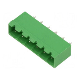 Regletă de Conexiuni Deconectabilă 5,08mm cu 6 Piste Drept Tată - Componente Electrice Profesionale | Electronic-mag.ro | Componente Electronice