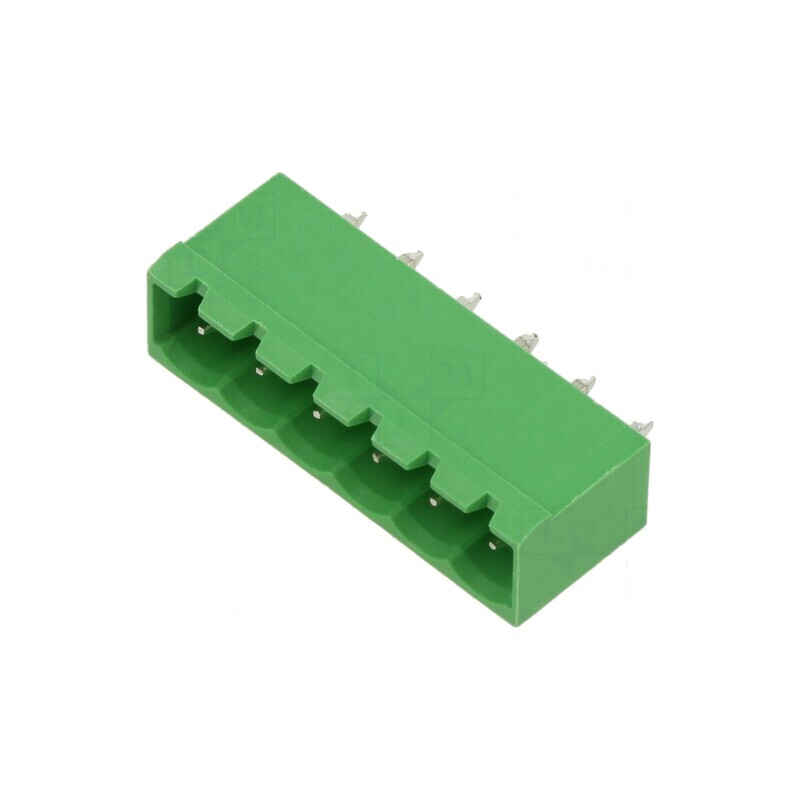 Regletă de Conexiuni Deconectabilă 5,08mm cu 6 Piste Drept Tată - Componente Electrice Profesionale | Electronic-mag.ro | Componente Electronice