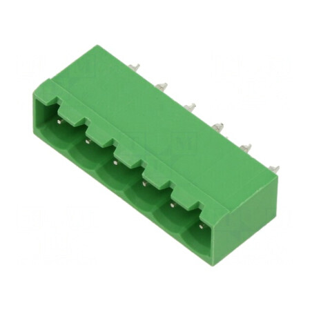 Regletă de Conexiuni Deconectabilă 5,08mm cu 6 Piste Drept Tată - Componente Electrice Profesionale | Electronic-mag.ro | Componente Electronice