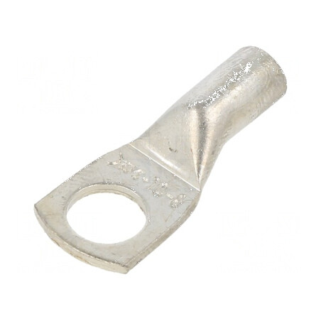 Vârf Inelar Tubular M8 cu Cablu Crimat Cositorit 10mm² 8AWG | Electronic-mag.ro | Componente Electronice