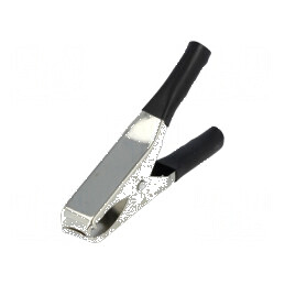 Bornă crocodil 15A cu capacitate de prindere maximă 19mm, neagră | Electronic-mag.ro | Componente Electronice