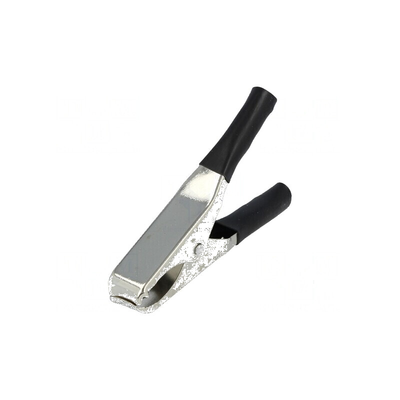 Bornă crocodil 15A cu capacitate de prindere maximă 19mm, neagră | Electronic-mag.ro | Componente Electronice