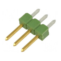 Conector AMPMODU MOD II TATĂ cu 3 Pini THT pentru Şiruri Pini | Electronic-mag.ro | Componente Electronice
