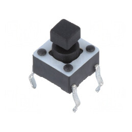 Microîntrerupător TACT SPST-NO Pozitie 2 0,05A/24VDC THT Fără Contacte | Electronic-mag.ro | Componente Electronice